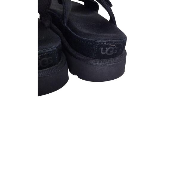 UGG Sandals Womens Size 11 Suede Platform Adjustable Strap Comfort Summer Shoes - Picture 7 of 7